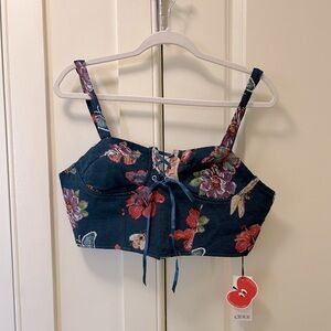 NWT Cider Corset Top, L